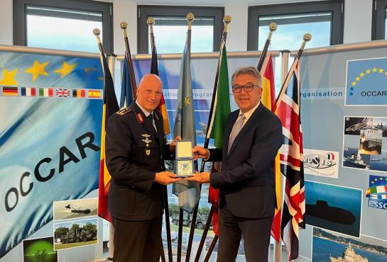 Chief of German Air Force Lt. General Ingo Gerhartz visits OCCAR-EA 